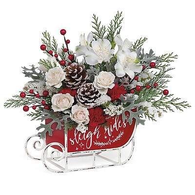  Frosted Sleigh Bouquet