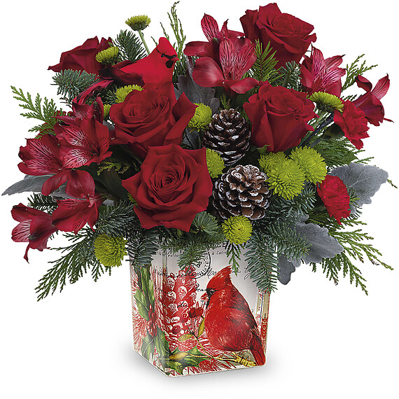 Ode To The Cardinal Bouquet