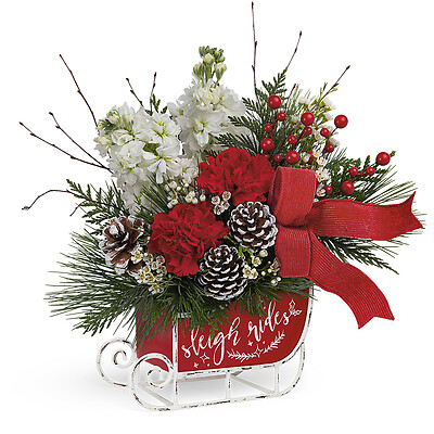  Christmas Day Sleigh Bouquet