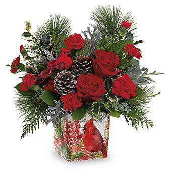 Cardinal Cheer Bouquet