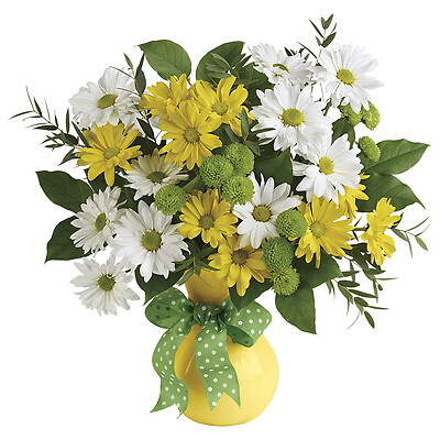 Daisies And Dots Bouquet