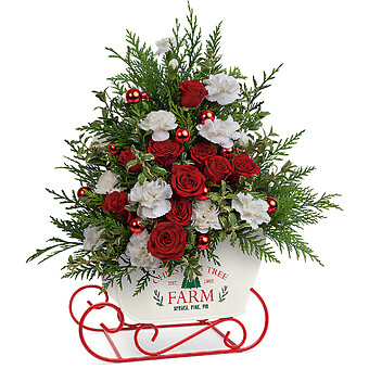 Joyful Holiday Tree Bouquet
