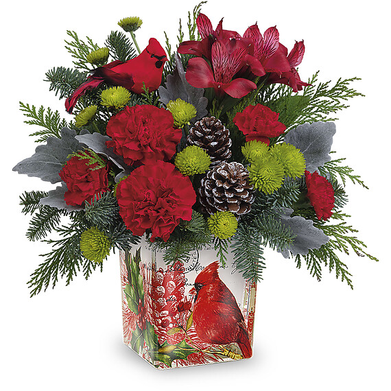 Ode To The Cardinal Bouquet