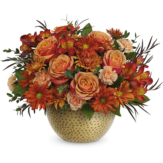 Vintage Gold Centerpiece