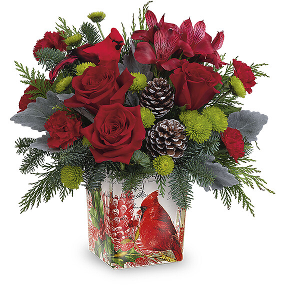 Ode To The Cardinal Bouquet